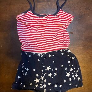 Jumping Beans Red and White Striped Top